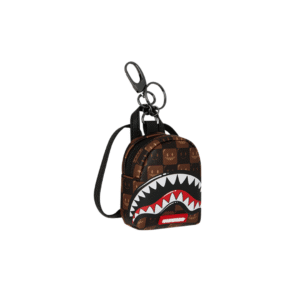 llavero-sprayground-sharks-in-paris-wtf-bubble-brown-check-910K9304NSZ