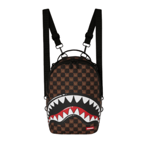 mochila-mini-sprayground-sharks-in-paris-wtf-bubble-brown-check-910B9490NSZ